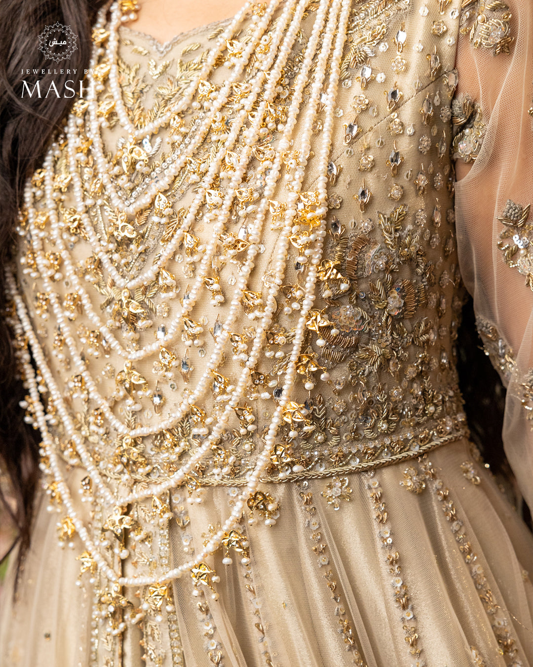 Alamzeb | The Heeramandi Inspired Traditional Jewellery Set (Real Precious Pearl’s)