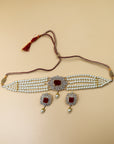Mia Pearl Choker Set