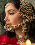 Alamzeb | The Heeramandi Inspired Traditional Jewellery Set (Real Precious Pearl’s)