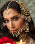 Alamzeb | The Heeramandi Inspired Traditional Jewellery Set (Real Precious Pearl’s)