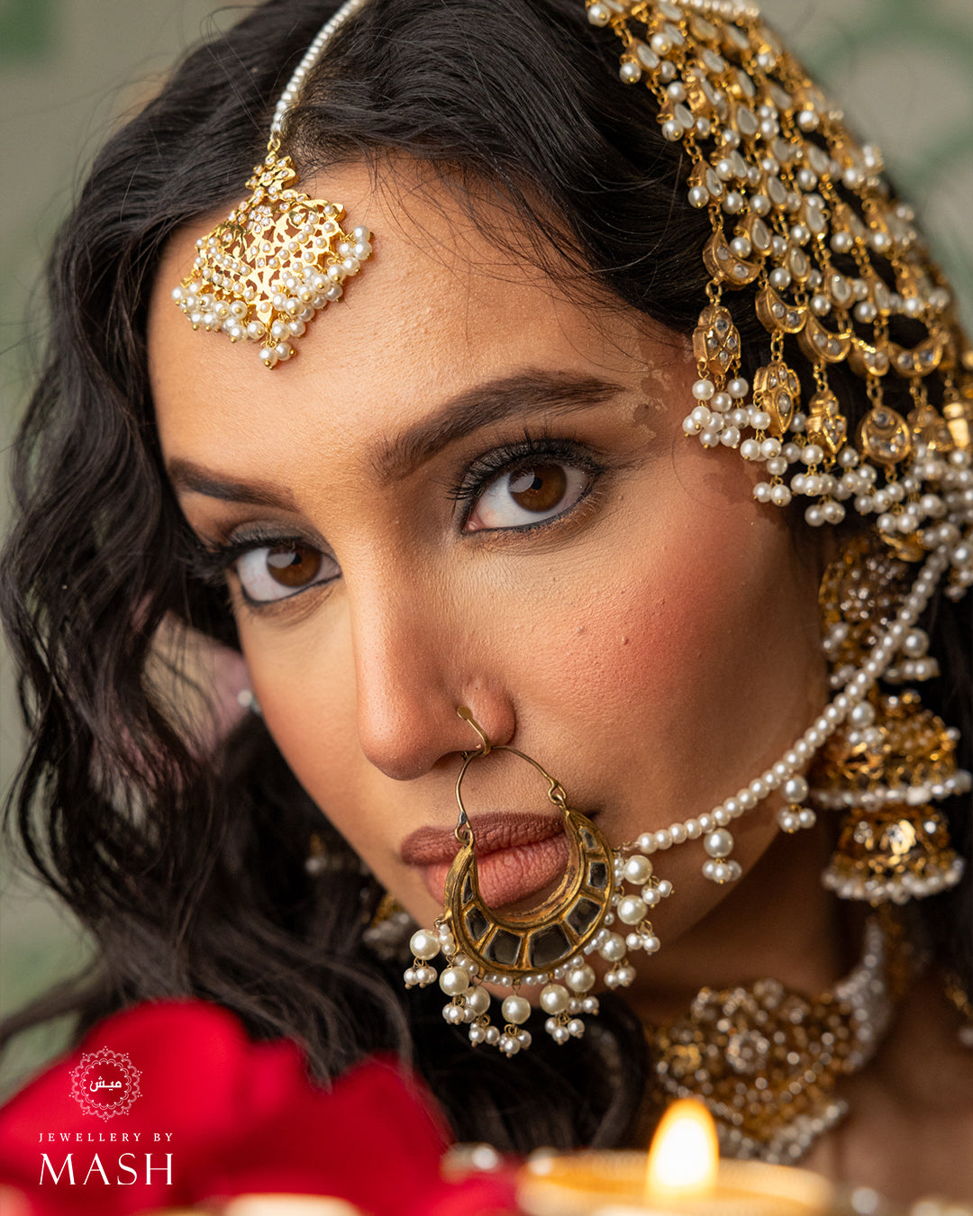 Alamzeb | The Heeramandi Inspired Traditional Jewellery Set (Real Precious Pearl’s)