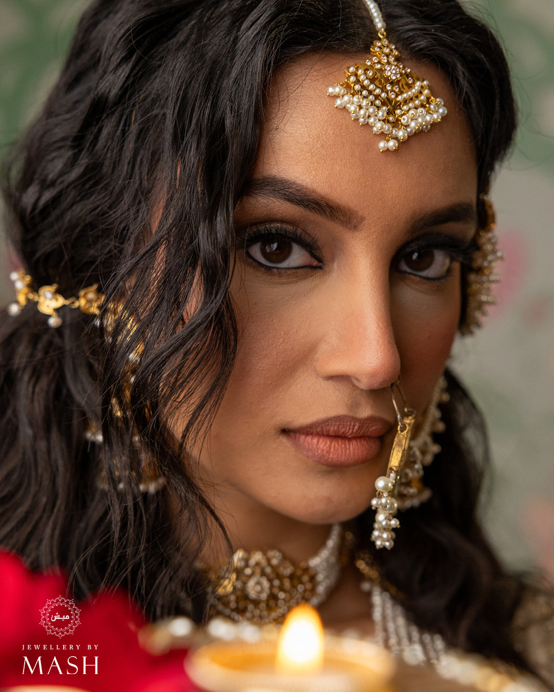 Alamzeb | The Heeramandi Inspired Traditional Jewellery Set (Semi Precious Pearl’s )