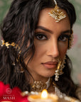 Alamzeb | The Heeramandi Inspired Traditional Jewellery Set (Real Precious Pearl’s)