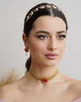 Ruby Choker set