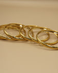 Bangles set of 6 24 CRT Goldplated