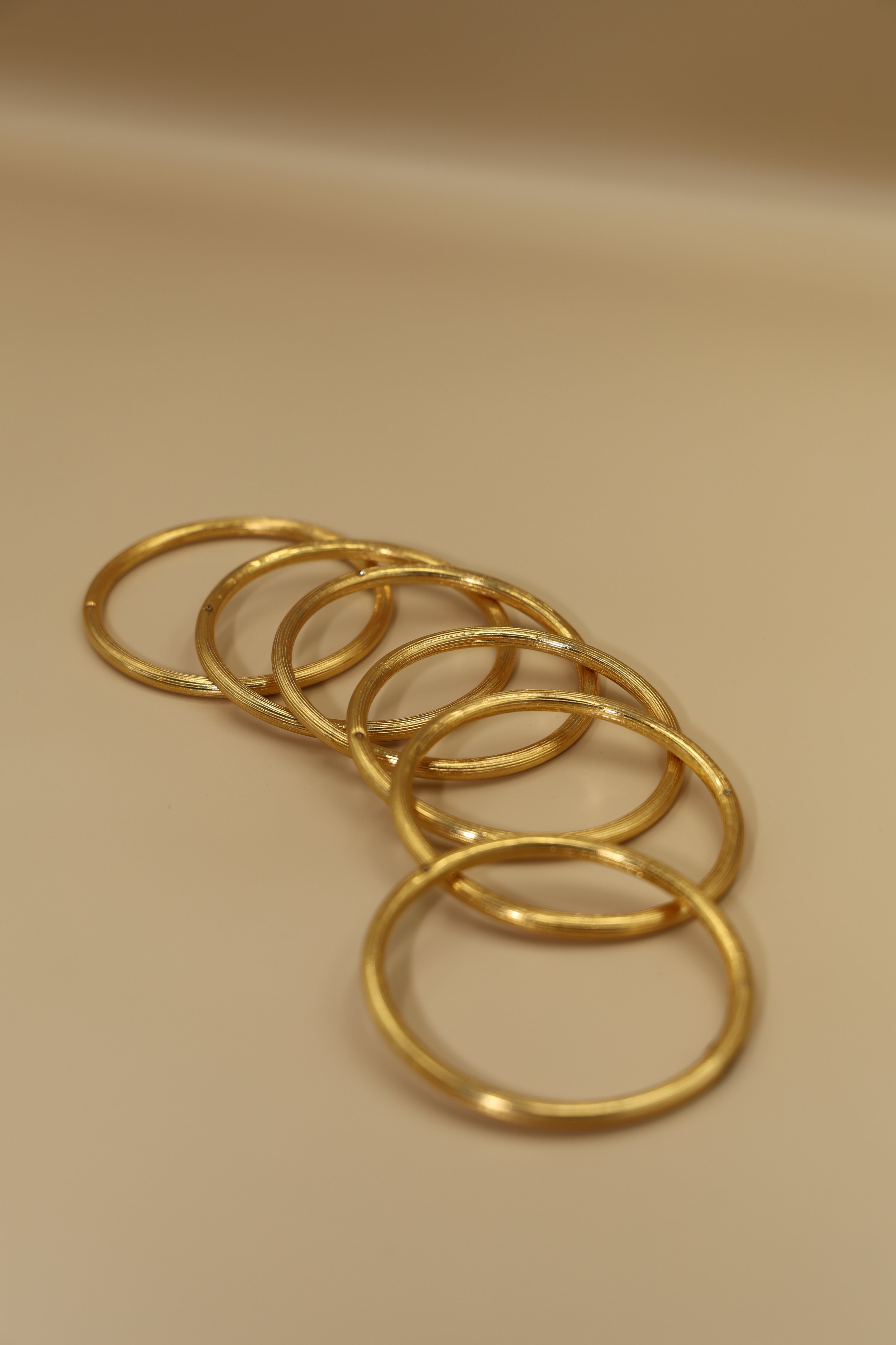Bangles Set of 6 24CRT Goldplated