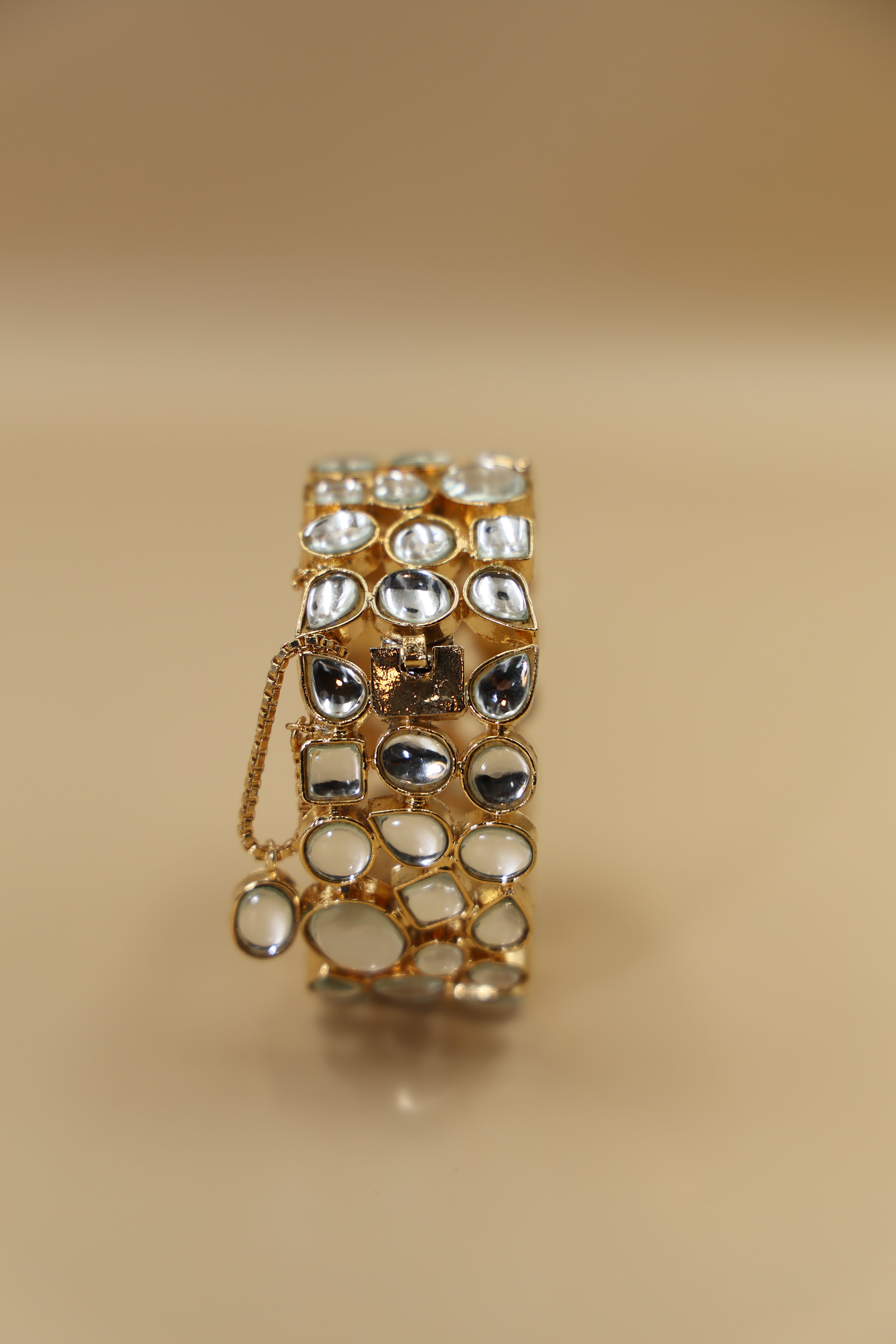 Kundan Bangle 24 CRT Goldplated
