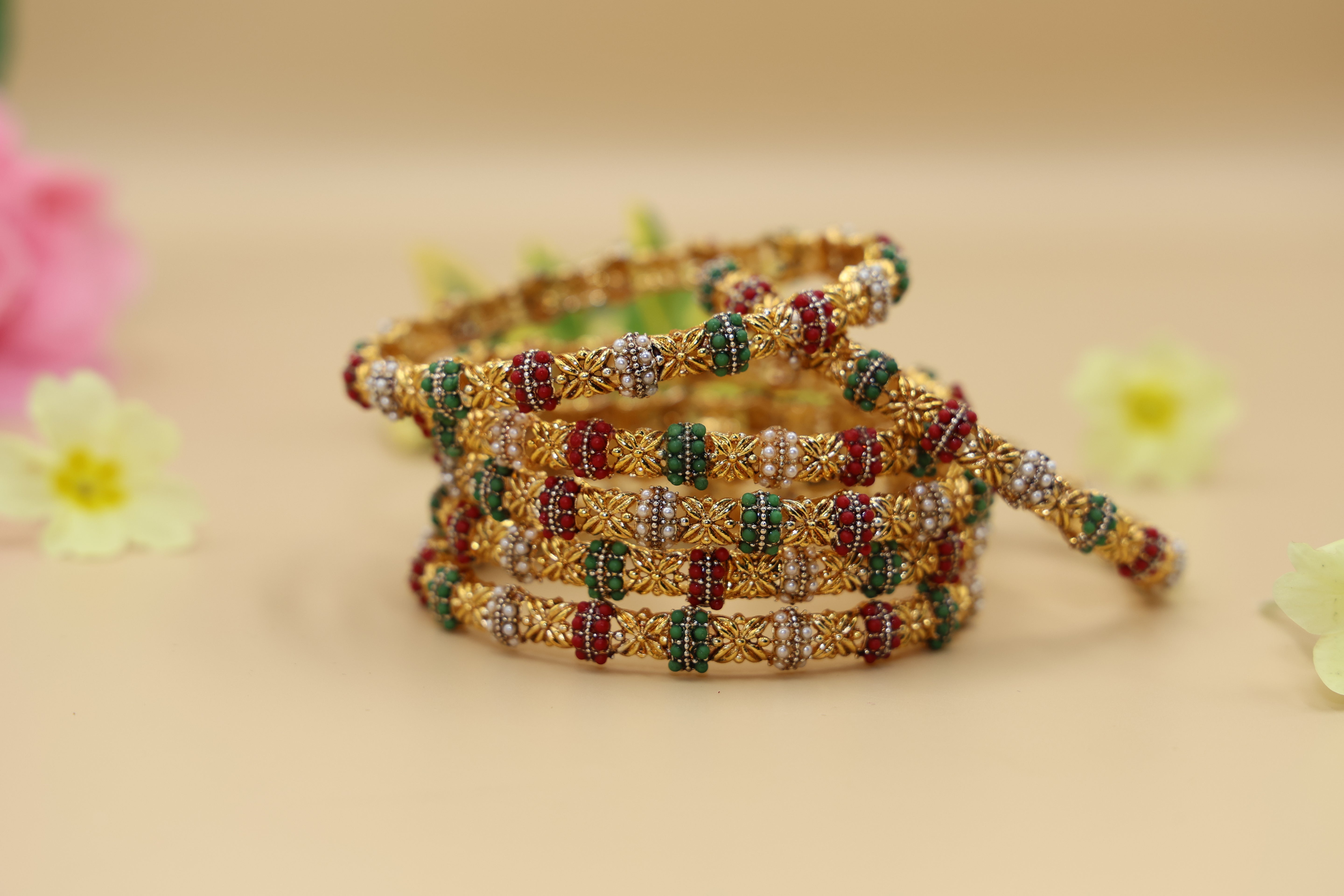 Bangles Set 24 CRT Goldplated