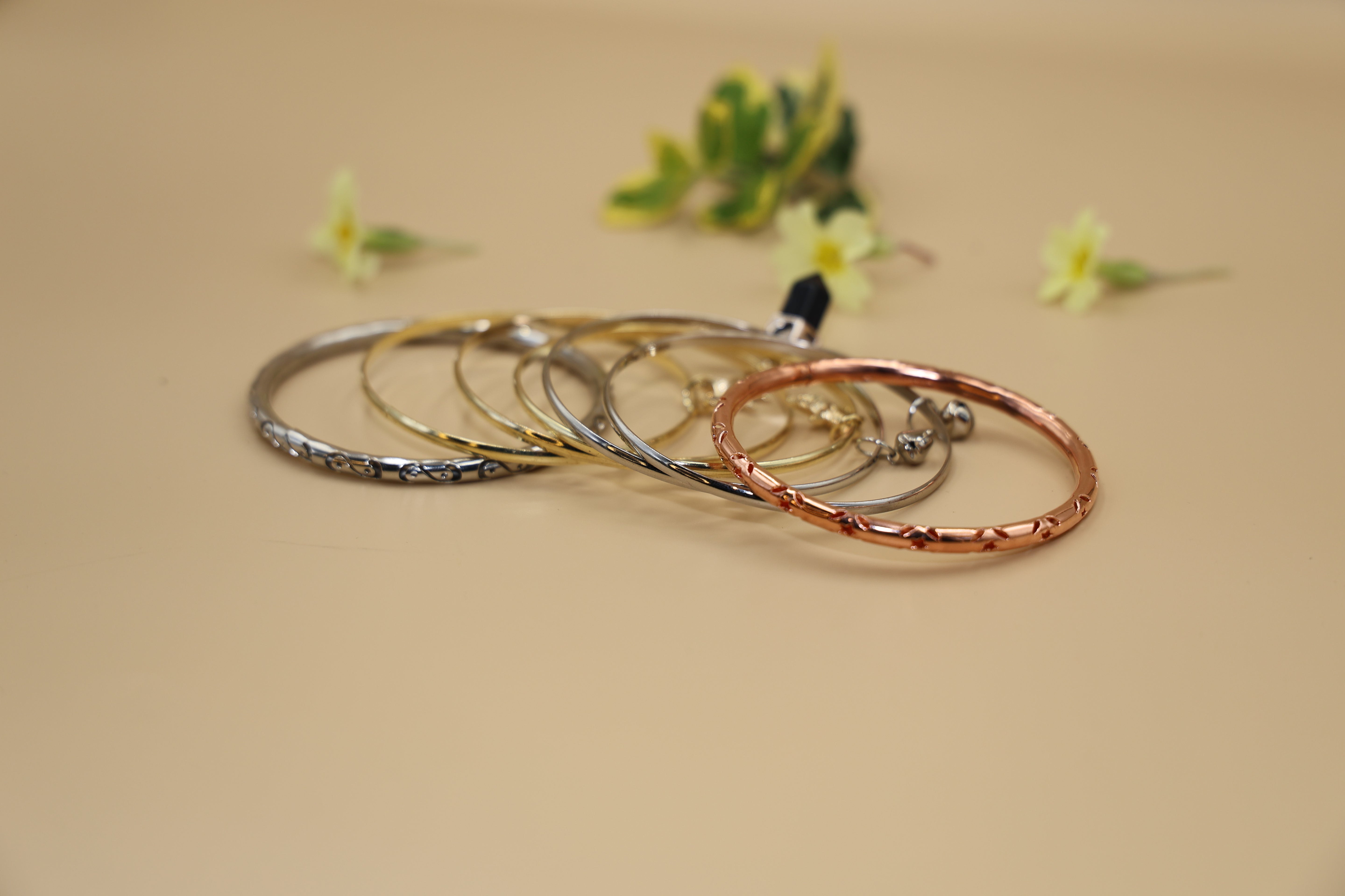Bangles Set of 6 24 CRT Goldplated