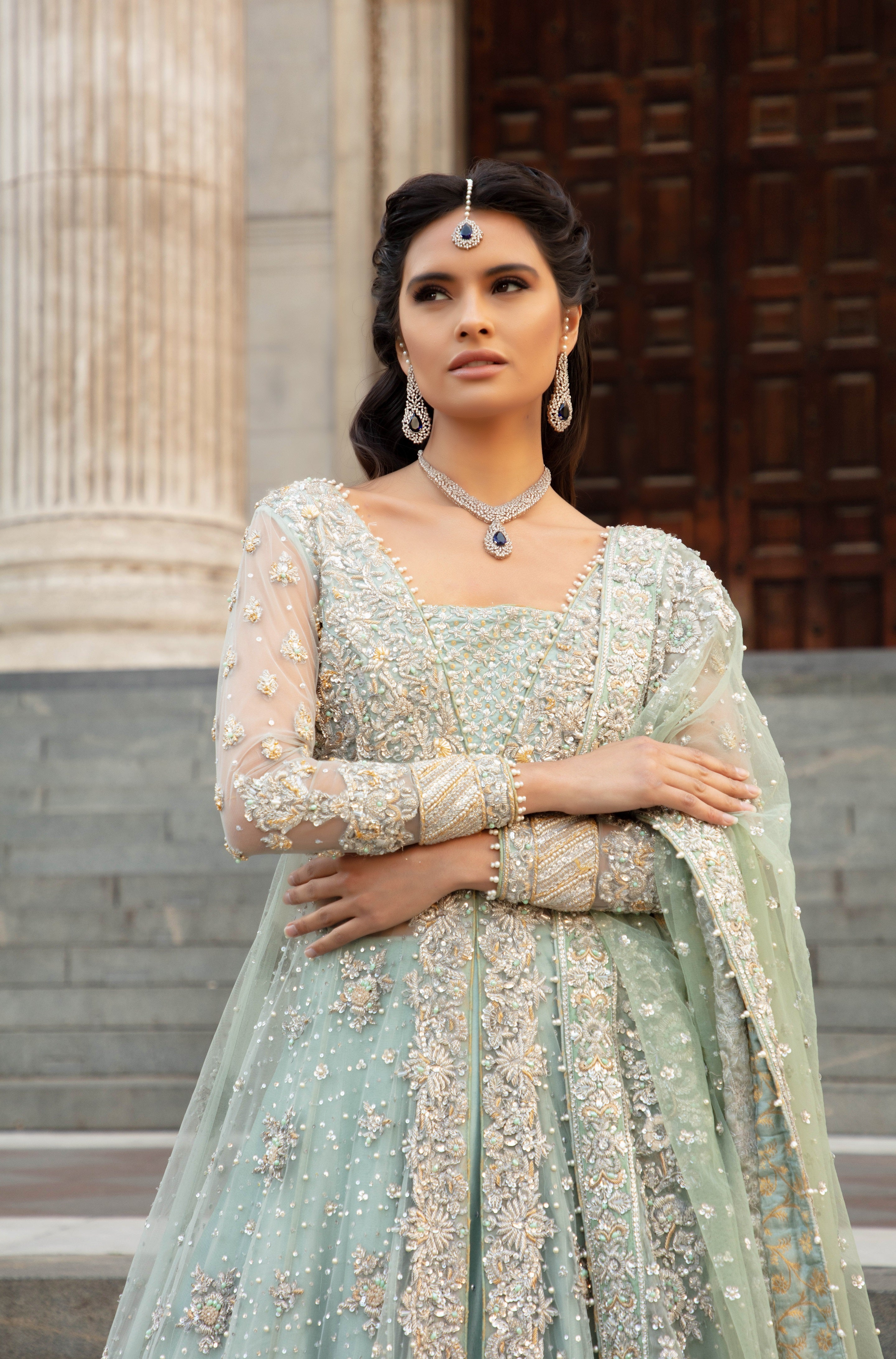 Ella | Emerald Bridal Set Allure