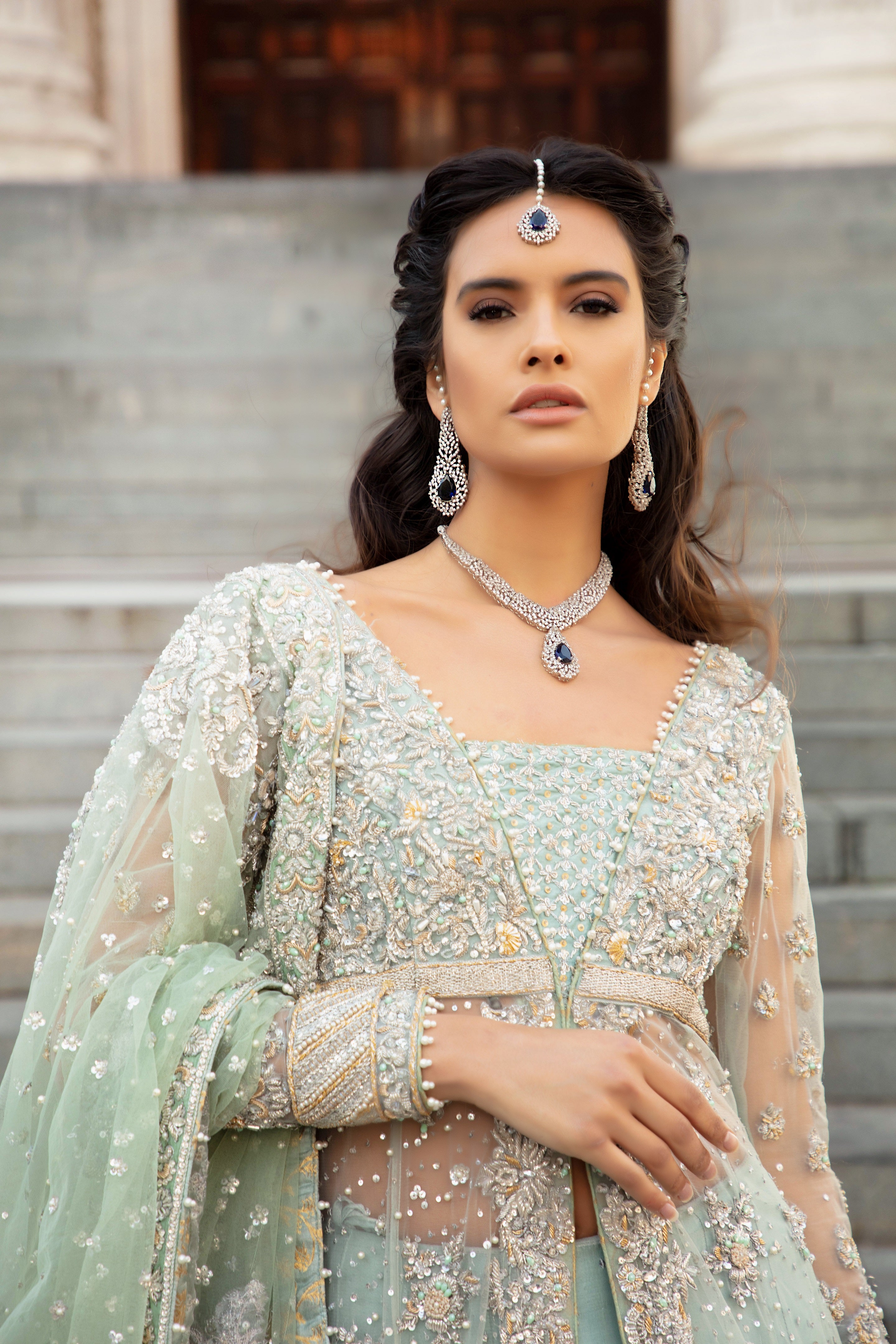 Ella | Emerald Bridal Set Allure