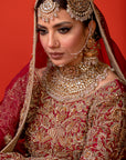 Farzeen | White Pearl Beads Jewellery Bridal Set