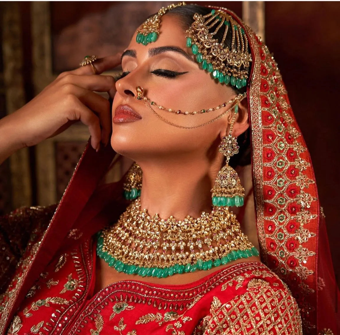 bridal jewellery set