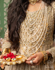 Alamzeb | The Heeramandi Inspired Traditional Jewellery Set (Real Precious Pearl’s)