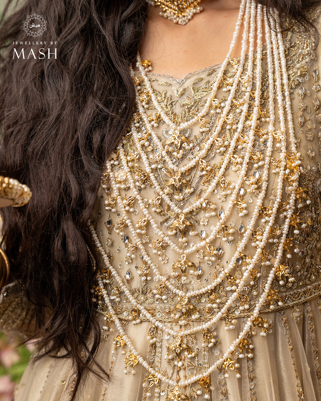 Alamzeb | The Heeramandi Inspired Traditional Jewellery Set (Real Precious Pearl’s)