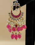 Ruby Chandelier Earrings