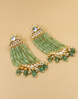 Sage Green Chandelier Earrings