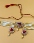 Mia Pearl Choker Set