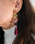 Cora Earrings (Sunset Jewel Drops)