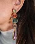 Cora Earrings (Sunset Jewel Drops)