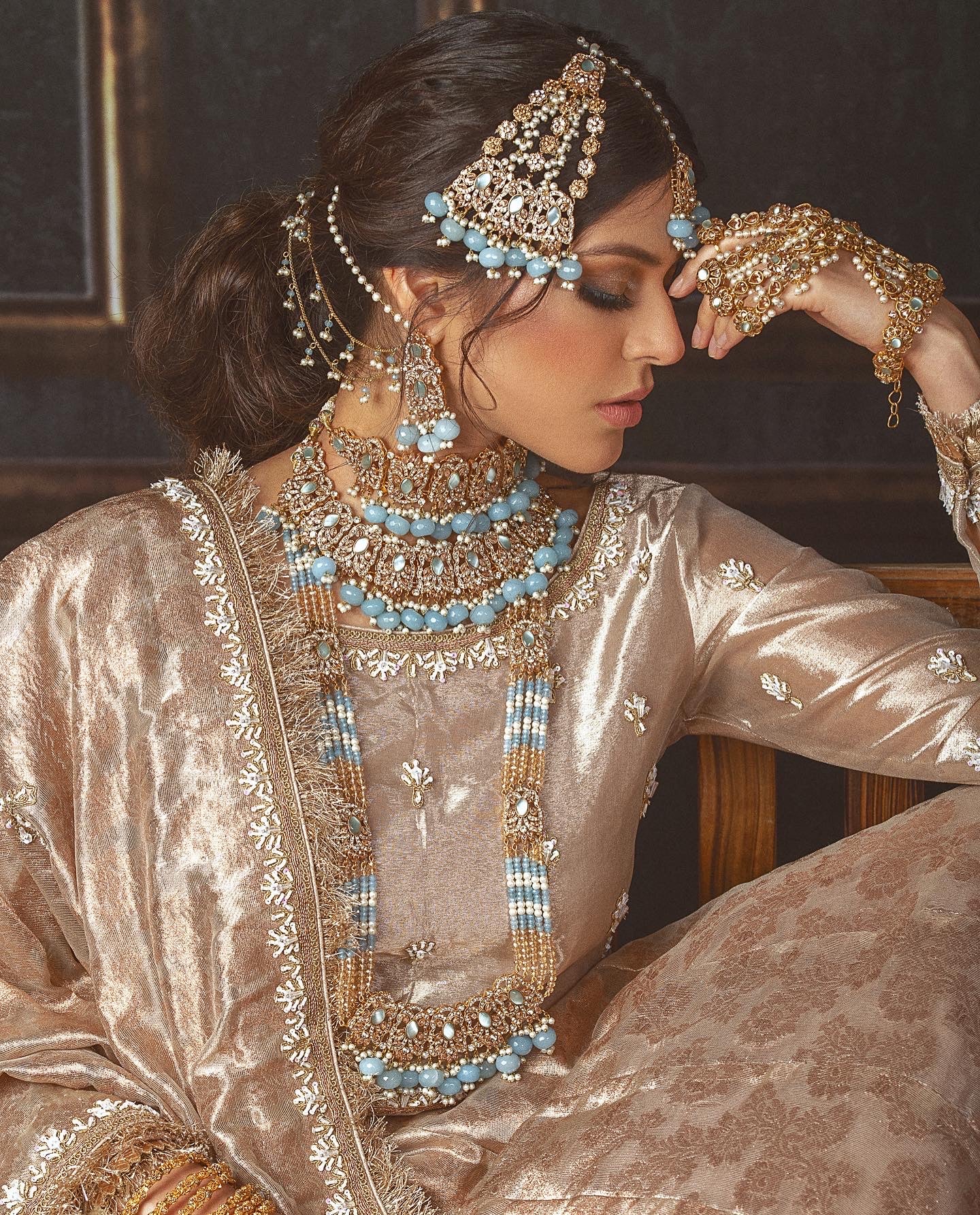Zeenat | Turquoise Bridal Set Jewellery