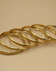 Bangles set of 6 24 CRT Goldplated