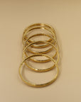 Bangles set of 6 24 CRT Goldplated