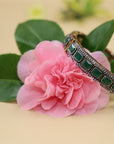 Emerald Bangle 24 CRT Goldplated