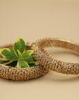 Bangles Pair 24 CRT Goldplated