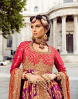 Zaib Un Nisa | The Enchanting Ruby Bridal Set