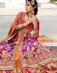 Zaib Un Nisa | The Enchanting Ruby Bridal Set