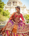 Zaib Un Nisa | The Enchanting Ruby Bridal Set