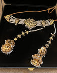 Husn Ara Bridal Set (Real Precious Pearls)