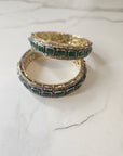 Emerald Bangles Pair