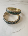 Emerald Bangles Pair