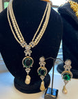 Laraib Mala set with Real Moonstone