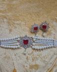 Mia Pearl Choker Set