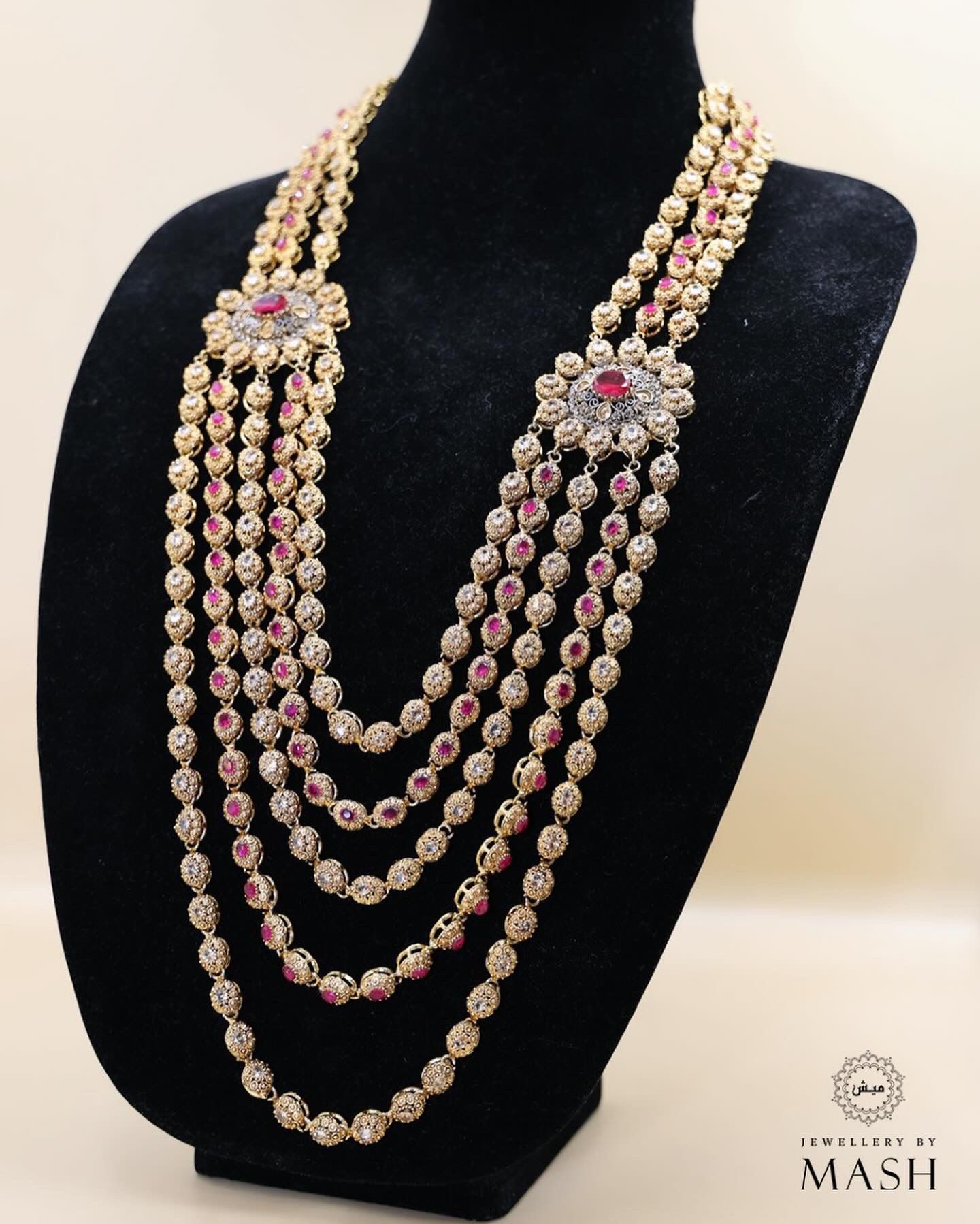 Multi-layered Handcrafted Bridal Mala